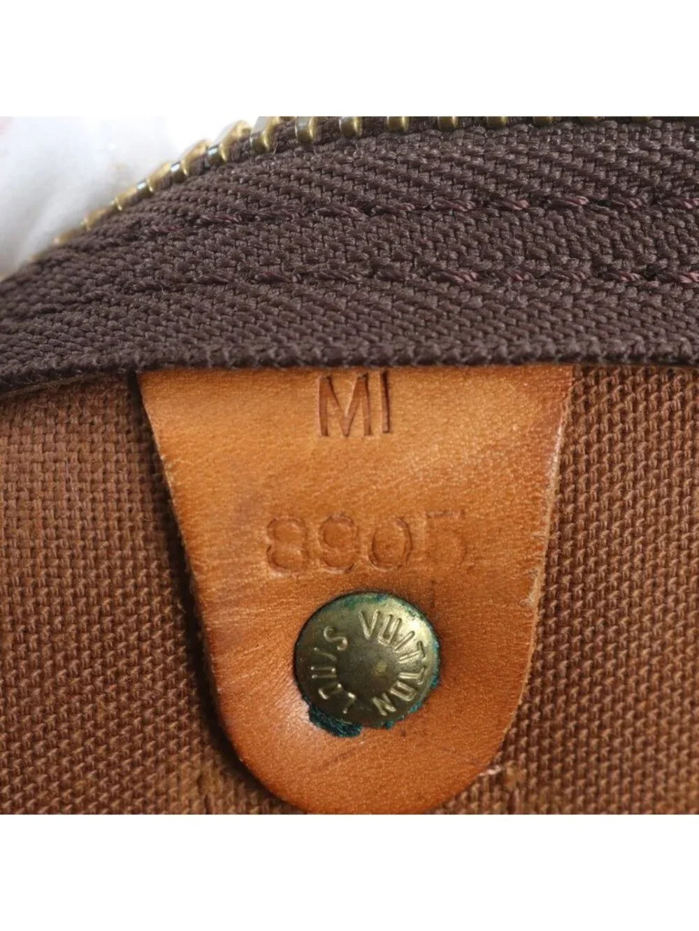Louis Vuitton Monogram Keepall 60 Leather Boston Bag Tote Carry